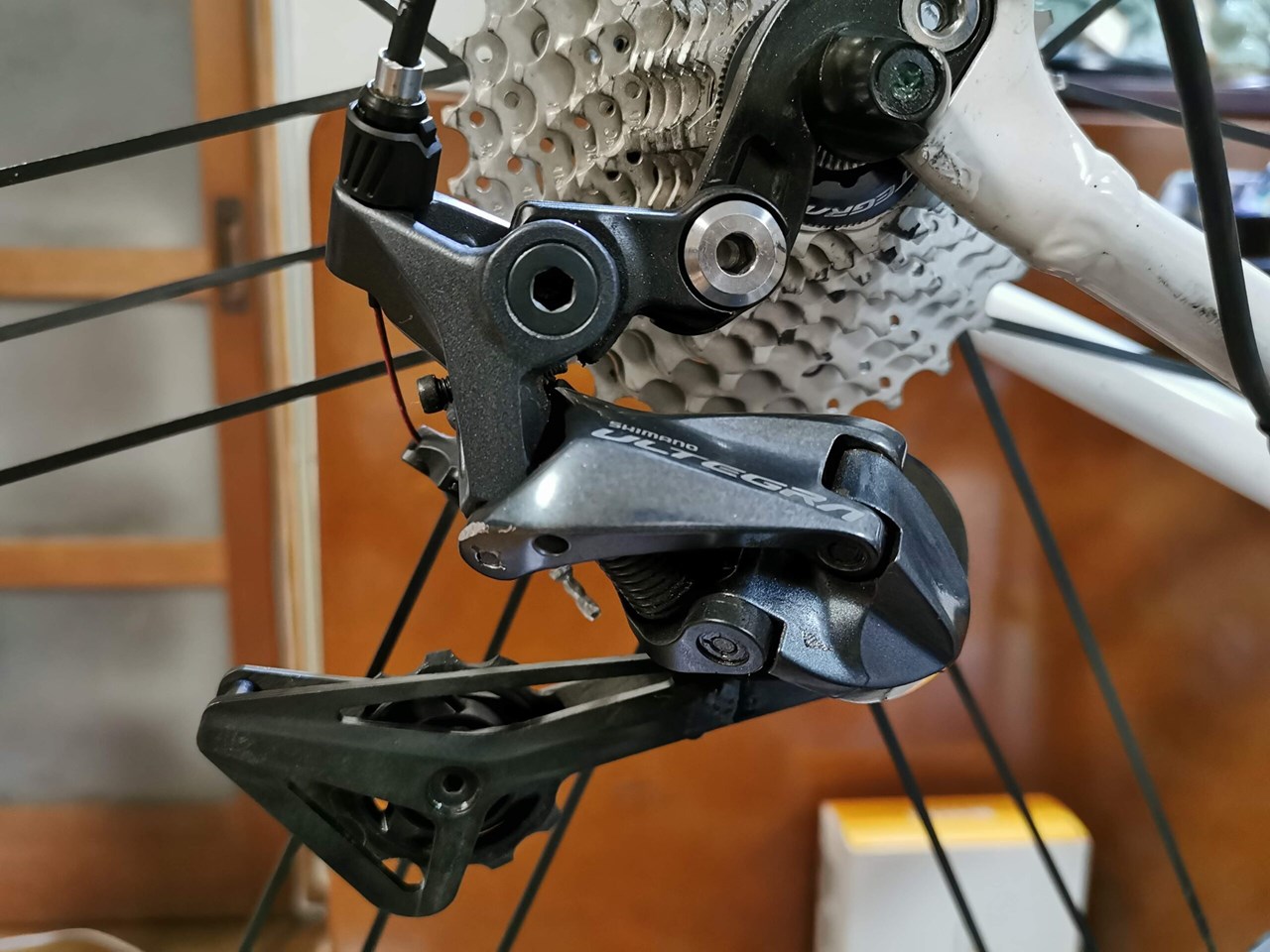 RD-R8000 GS にデュラエースのプーリーケージを取り付ける